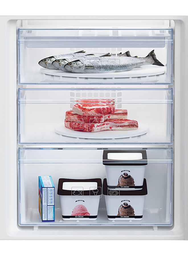 Beko BCSA285K4SN | Inbouw koelvriescombinatie | 178 cm | Sleepdeur