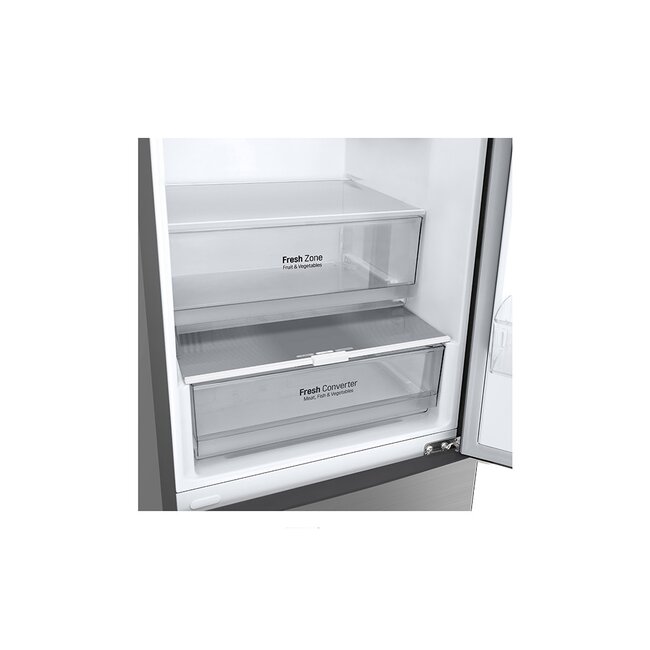 LG GBP62PZNAC | Koelvriescombinatie | Energielabel A | RVS