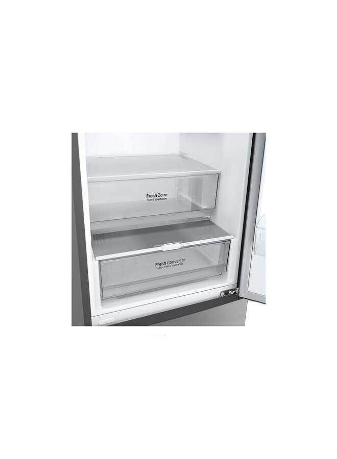 LG GBP62PZNAC | Koelvriescombinatie | Energielabel A | RVS