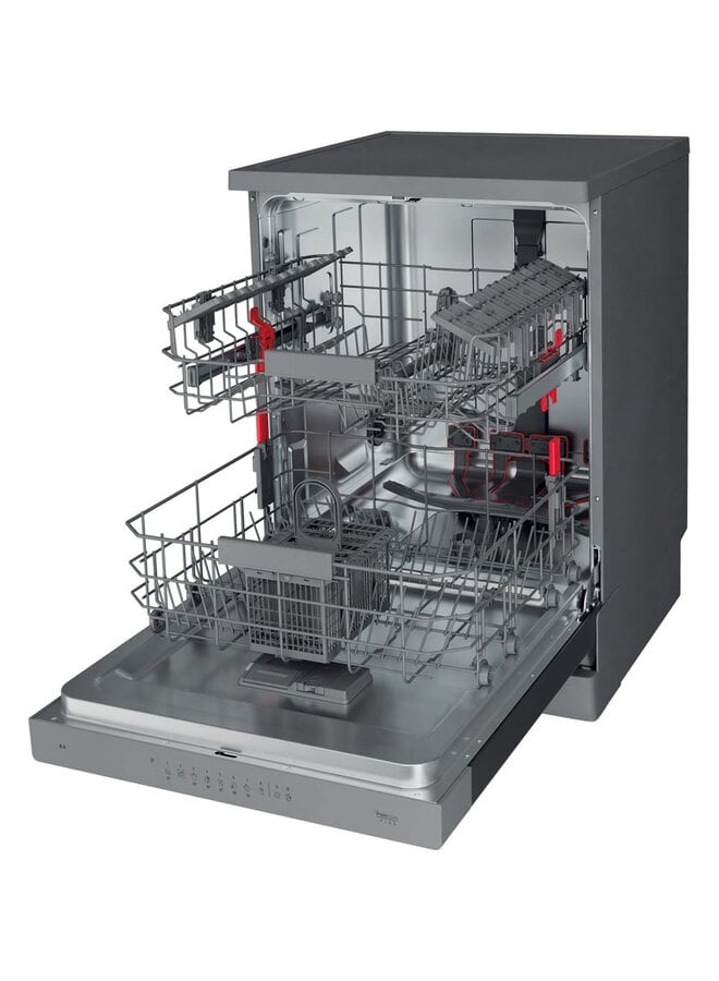 Bauknecht BFO 3C33 P 6.5 X Vrijstaande vaatwasser | RVS | 60 cm | Autodeur