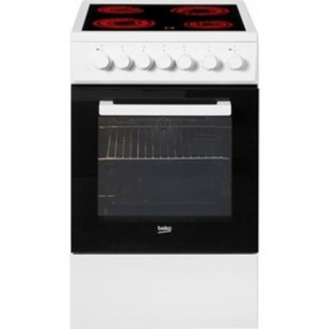 Beko FSM57100GW keramisch fornuis 50 cm SteamShine®