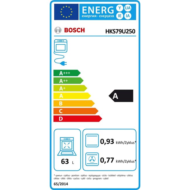 Bosch HKS79U250  | Keramisch fornuis | Pyrolyse