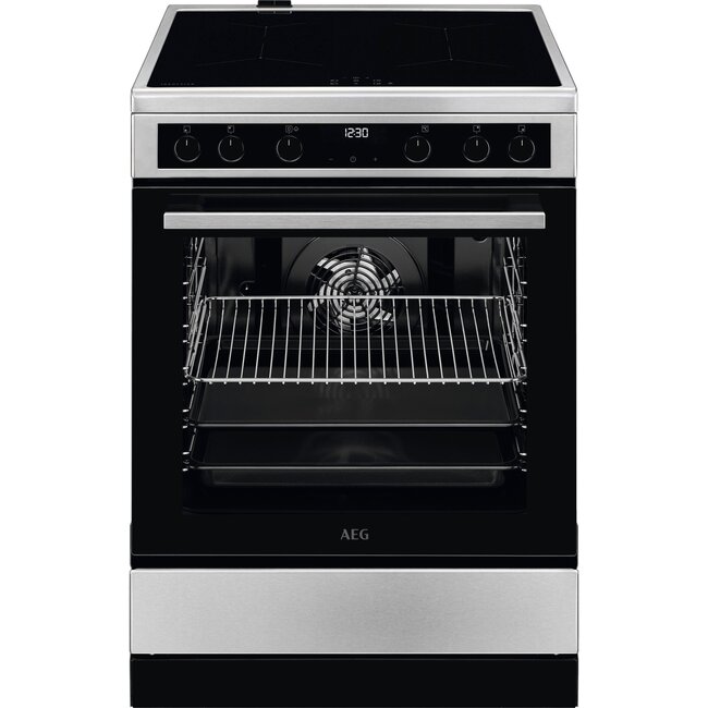 AEG CIB6641BBM | Inductie fornuis | RVS | SteamBake