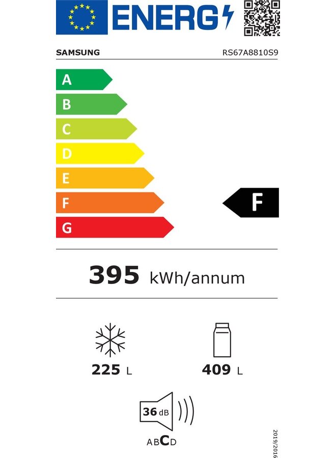 Samsung RS67A8810S9 amerikaanse koelkast