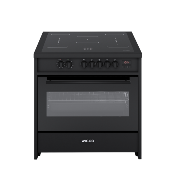 Wiggo WIO-E921A(BB) inductie fornuis 90 cm