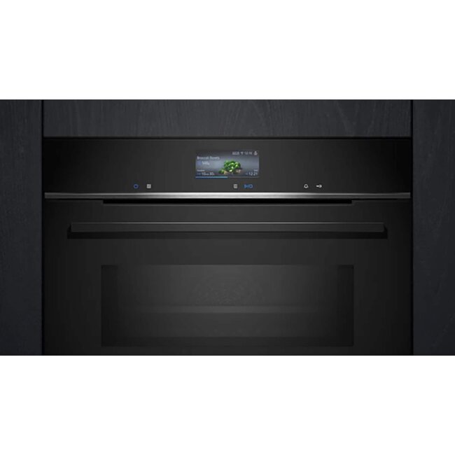 Siemens HM736GAB1 inbouw oven met Magnetron 60 cm Zwart