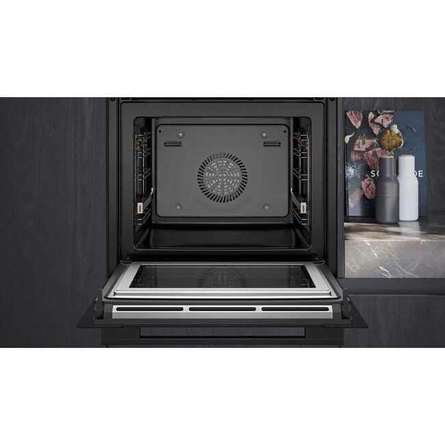 Siemens HM736GAB1 inbouw oven met Magnetron 60 cm Zwart