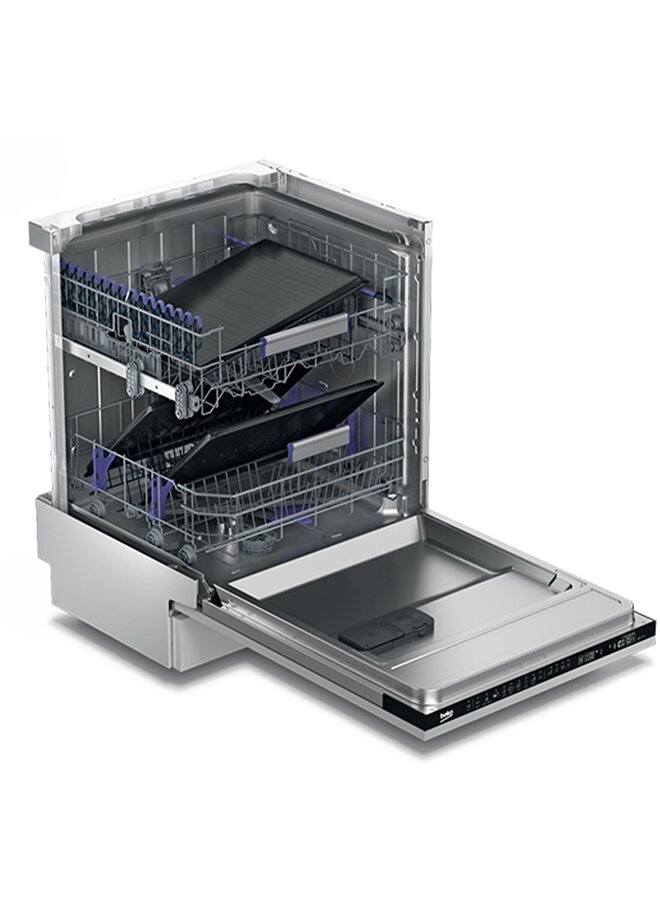 Beko BDIN3844M0 | inbouw vaatwasser | 60 cm | LedSpot | SelfDry