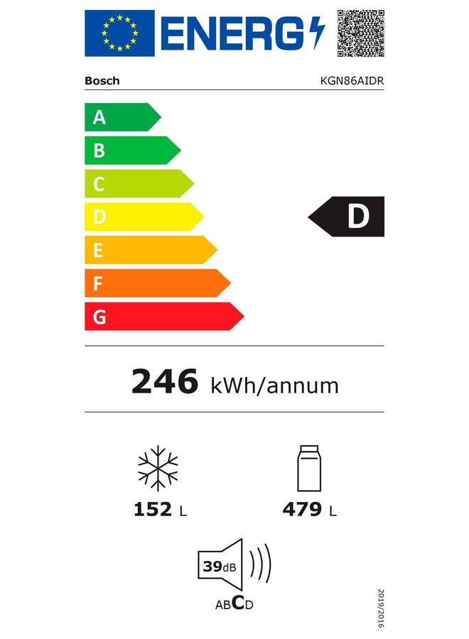 Bosch KGN86AIDR | Koelvriescombinatie | XXL | RVS | NoFrost