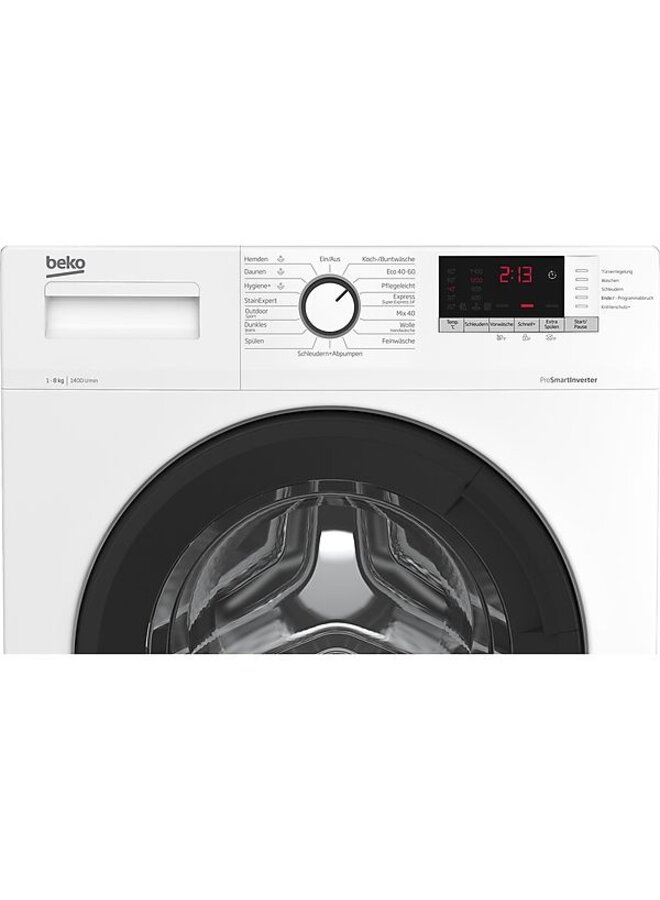 Beko WLM81434NPSA wasmachine SteamCure