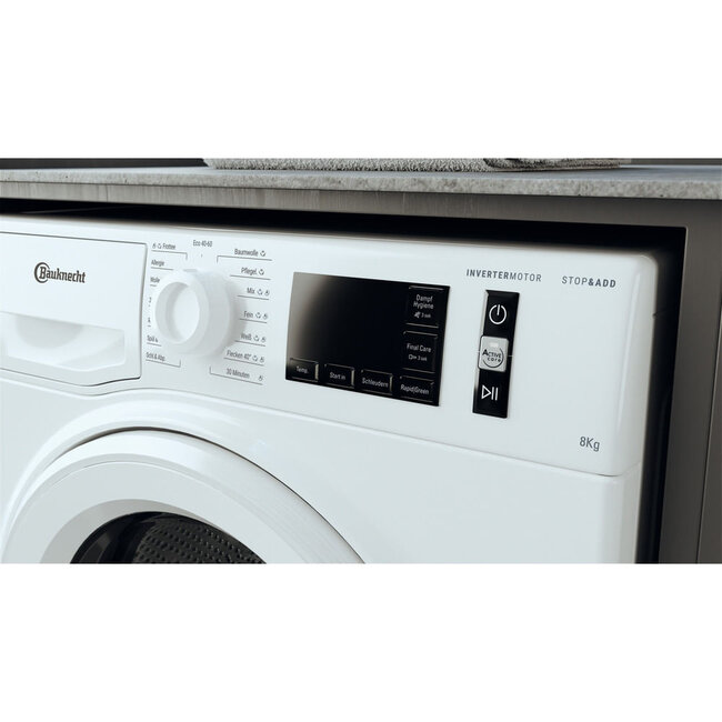 Bauknecht WM 811 A wasmachine 8 kg Stoom