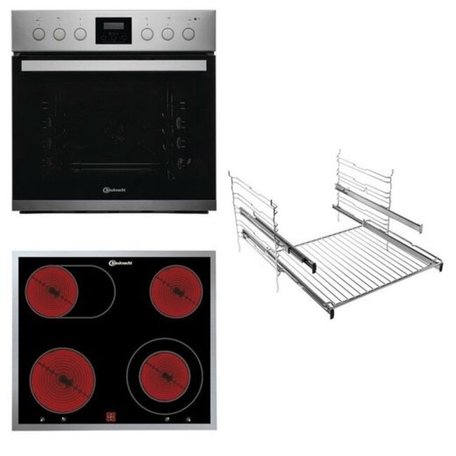 BauknechtHEKO 500 H | Inbouw oven set | inbouwfornuis  | RVS