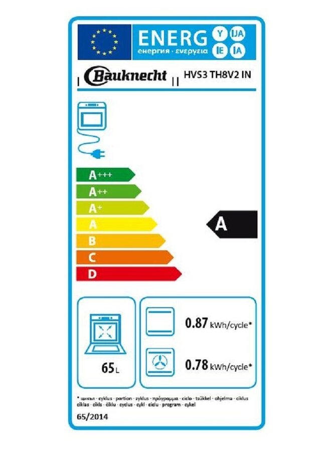 BauknechtHEKO 500 H | Inbouw oven set | inbouwfornuis  | RVS