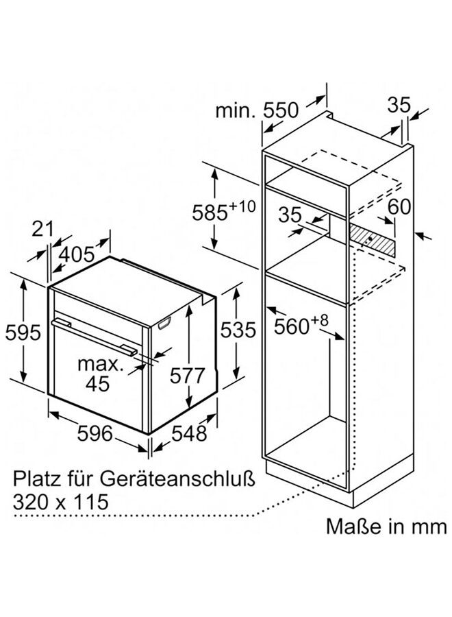 Neff B64VT73N0 inbouw oven Slide&Hide met Stoom