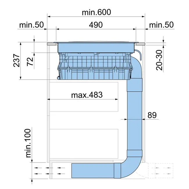 Inventum IKA8035 inductiekookplaat met afzuiging