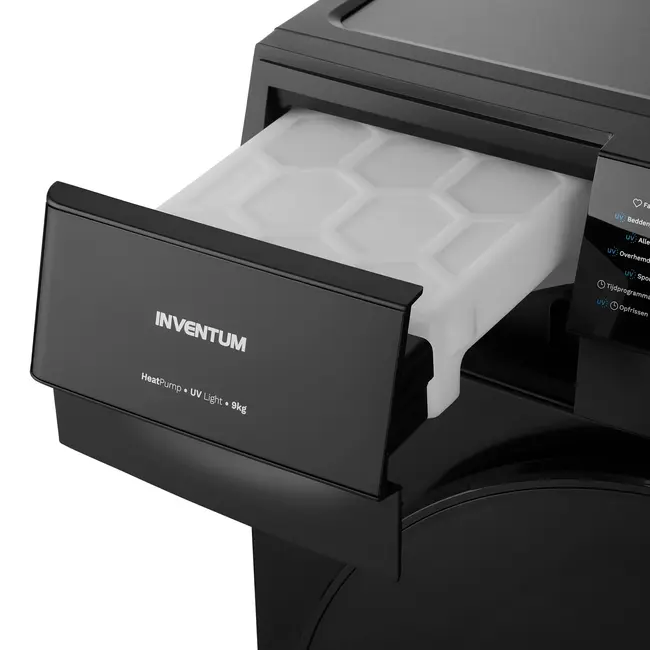 Inventum VDW9030B | Warmtepompdroger | Zwart | 9 kg
