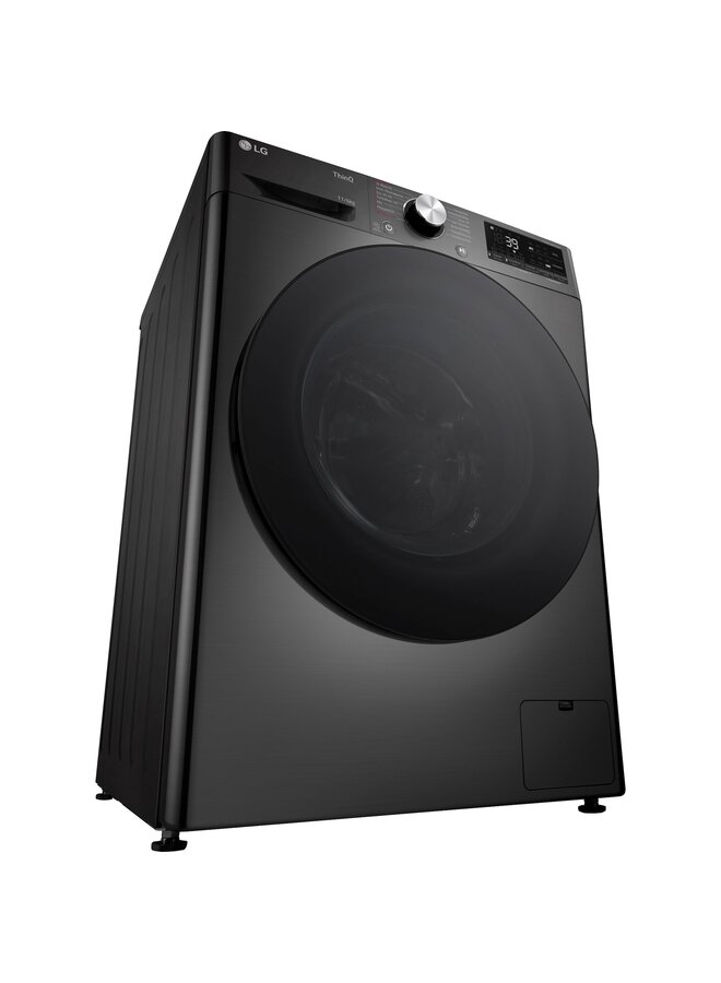 LG W4WR70E6YB | Wasdroogcombinatie | 11 kg | Zwart