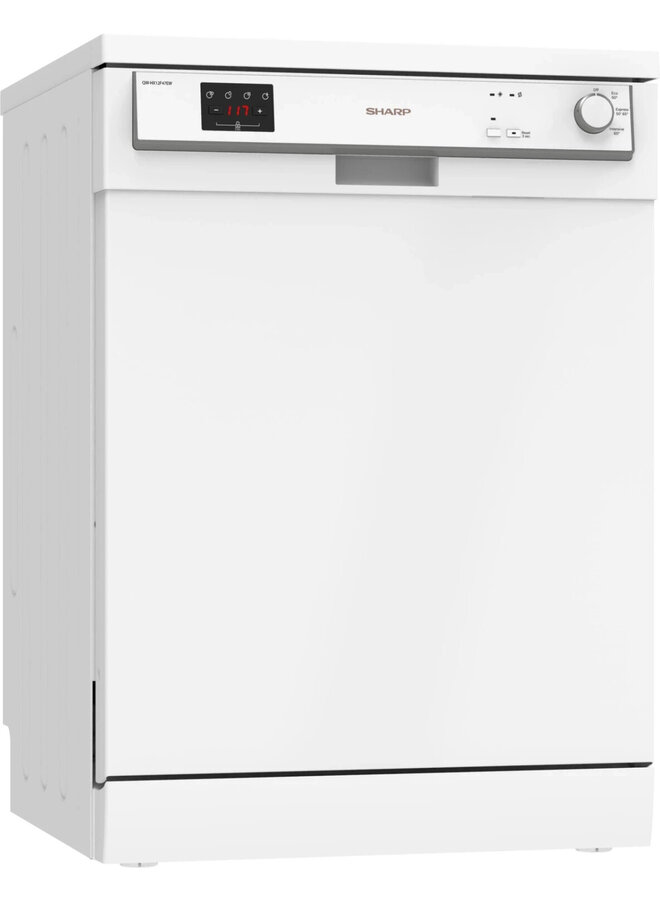 Sharp QW-HX12F47EW-EU |Vrijstaande vaatwasser | 60 cm | Wit