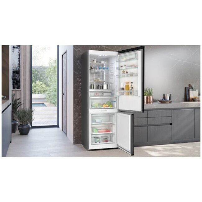 Siemens KG49NAXCF koelvriescombinatie zwart 70 cm