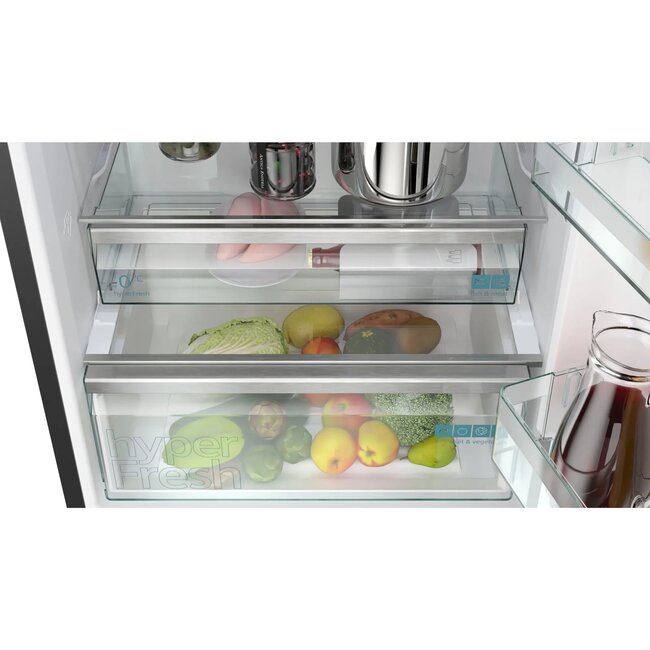 Siemens KG49NAXCF koelvriescombinatie zwart 70 cm