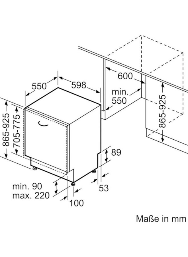 Neff S257ECX21E inbouw vaatwasser XXL