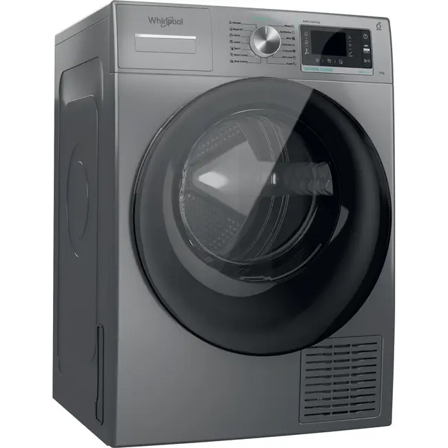 Whirlpool W7 D93SB EE warmtepompdroger 9 kg Zilver