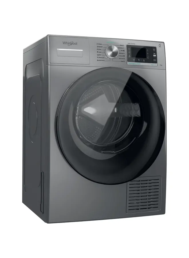 Whirlpool W7 D93SB EE warmtepompdroger 9 kg Zilver