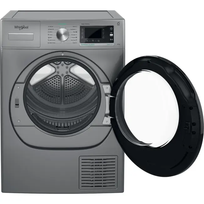 Whirlpool W7 D93SB EE warmtepompdroger 9 kg Zilver
