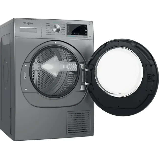 Whirlpool W7 D93SB EE warmtepompdroger 9 kg Zilver