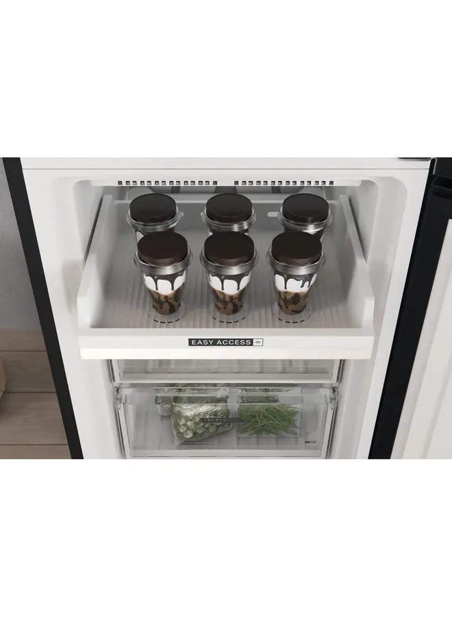 Whirlpool W7X 82O K koelvriescombinatie Zwart