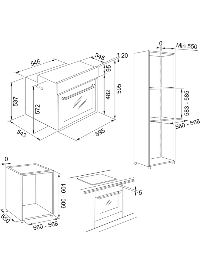 Franke FMY 98 P BK inbouw oven  MatZwart Pyrolyse