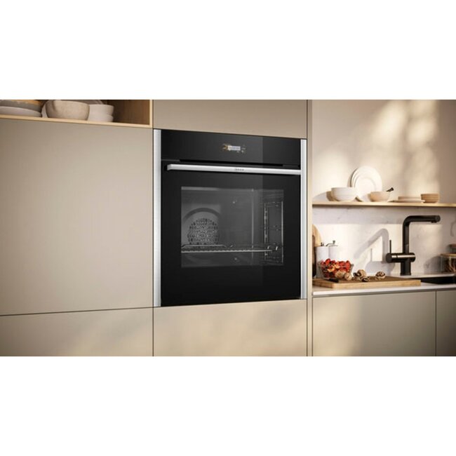 Neff B24CR71N0 inbouw oven zwart Pyrolyse