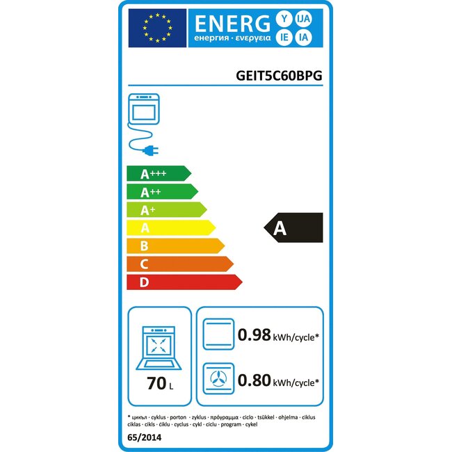 Gorenje GEIT5C60BPG  | Inductie fornuis   |Zwart