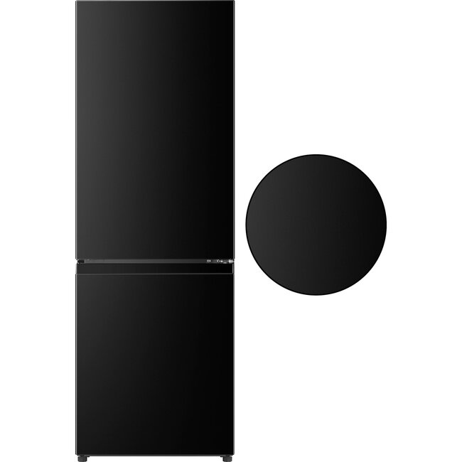 Hanseatic HKGK14349DB | Koelvriescombinatie | 143 cm | Zwart