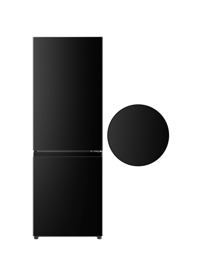 Hanseatic HKGK14349DB | Koelvriescombinatie | 143 cm | Zwart