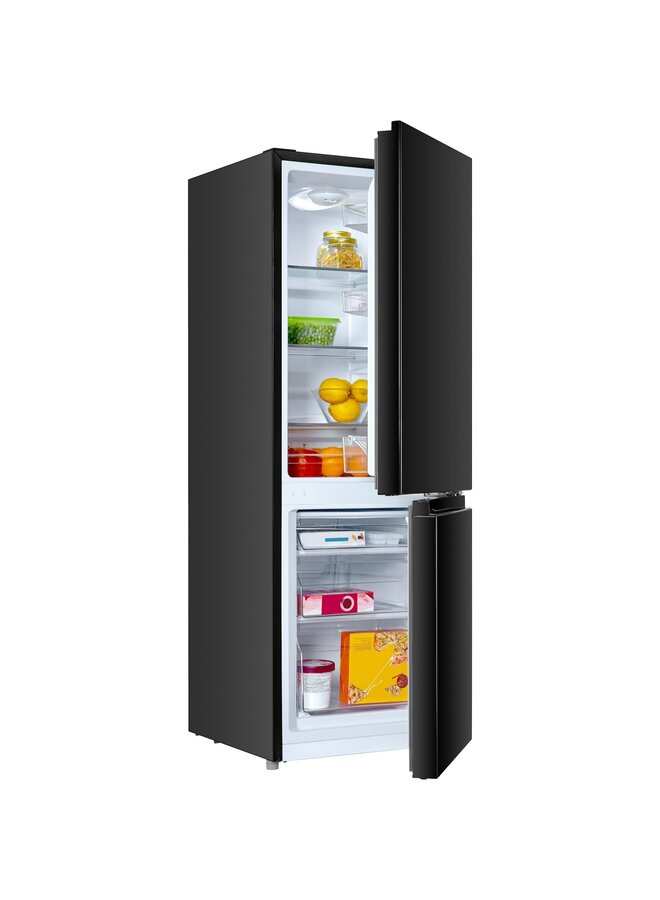 Hanseatic HKGK14349DB | Koelvriescombinatie | 143 cm | Zwart