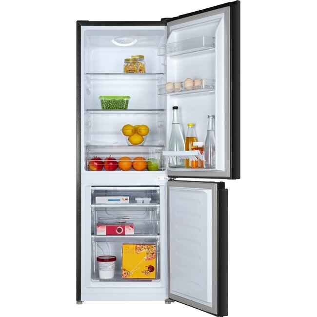 Hanseatic HKGK14349DB | Koelvriescombinatie | 143 cm | Zwart