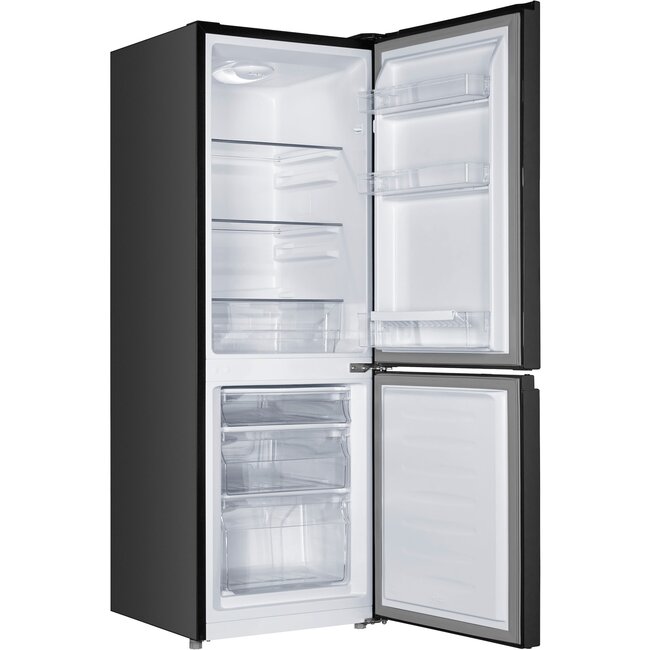 Hanseatic HKGK14349DB | Koelvriescombinatie | 143 cm | Zwart