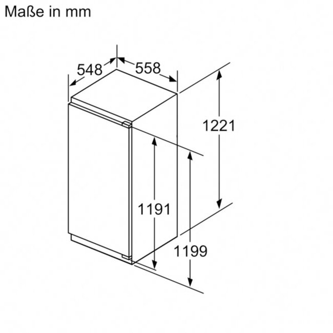 Bosch KIL42ADD1  | Inbouw koelkast  | 122 cm
