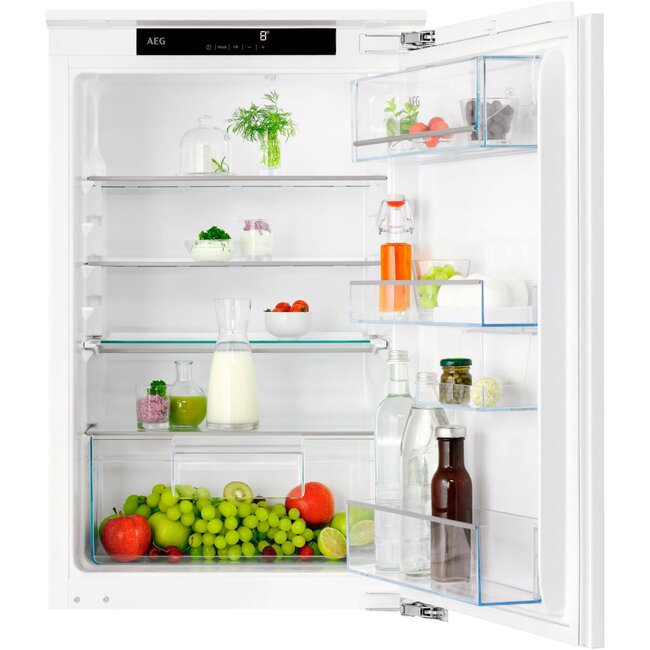 AEG TSK5O88WDF inbouw koelkast 88 cm | Deur op deur