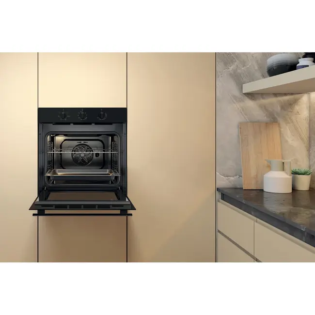 Whirlpool OMR35HR0B inbouw oven Zwart