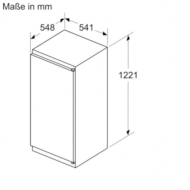 Bosch KIR41NSE0 | Inbouwkoelkast | 122 cm