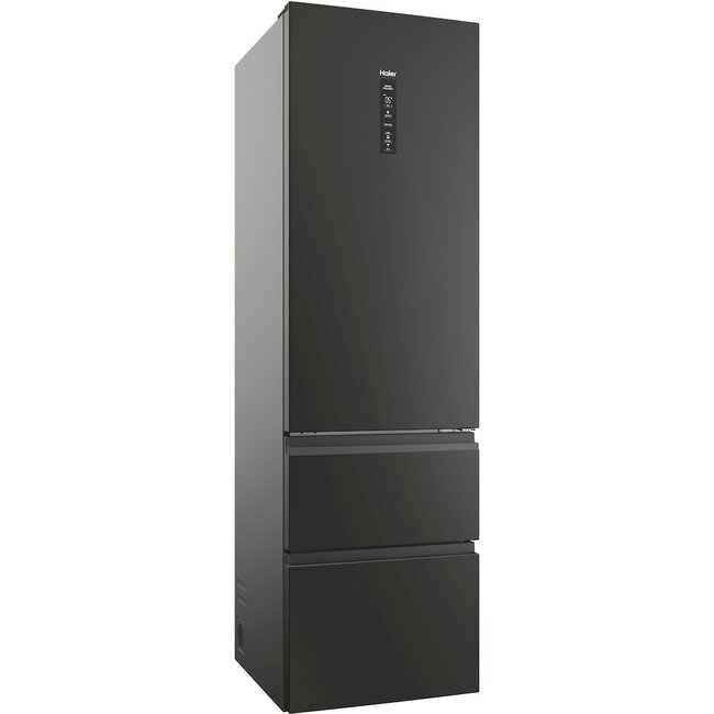 Haier HTW5620DNPT koelvriescombinatie Zwart