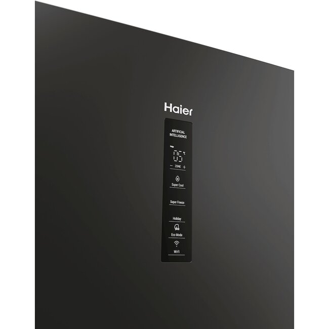 Haier HTW5620DNPT koelvriescombinatie Zwart