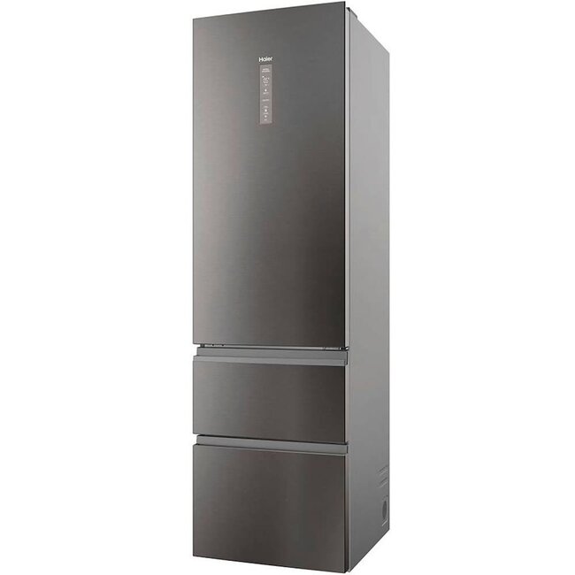 Haier HTW5620CNMP koelvriescombinatie Dark Inox