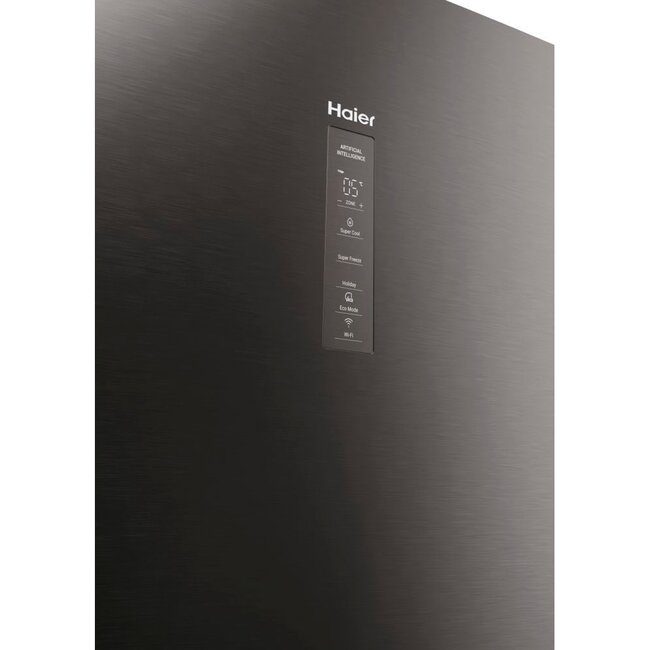 Haier HTW5620CNMP koelvriescombinatie Dark Inox