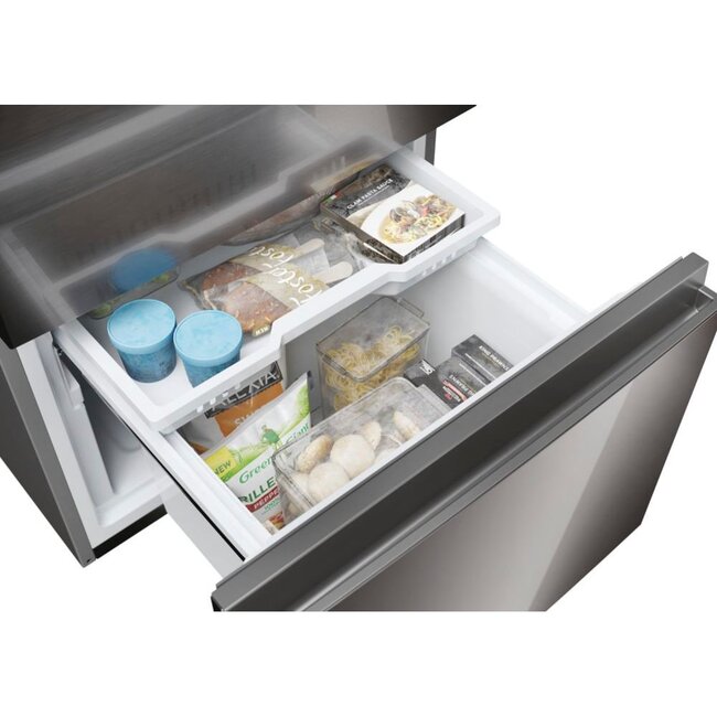 Haier HTW5620CNMP koelvriescombinatie Dark Inox
