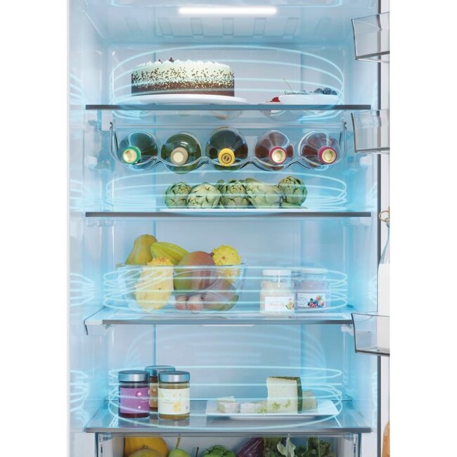 Haier HTW5620CNMP koelvriescombinatie Dark Inox