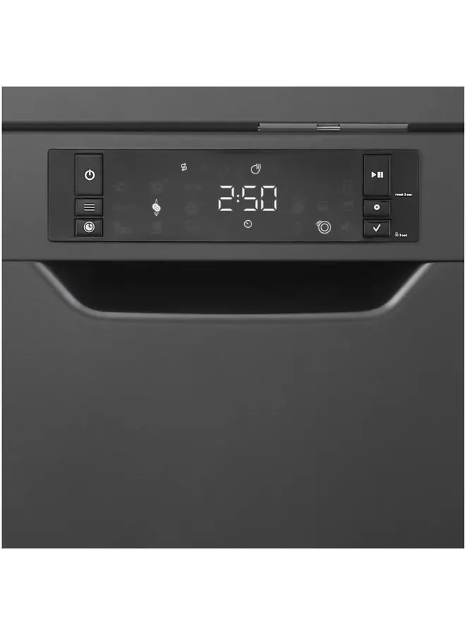 Inventum VVW6060AB vrijstaande vaatwasser | Zwart | Energielabel A