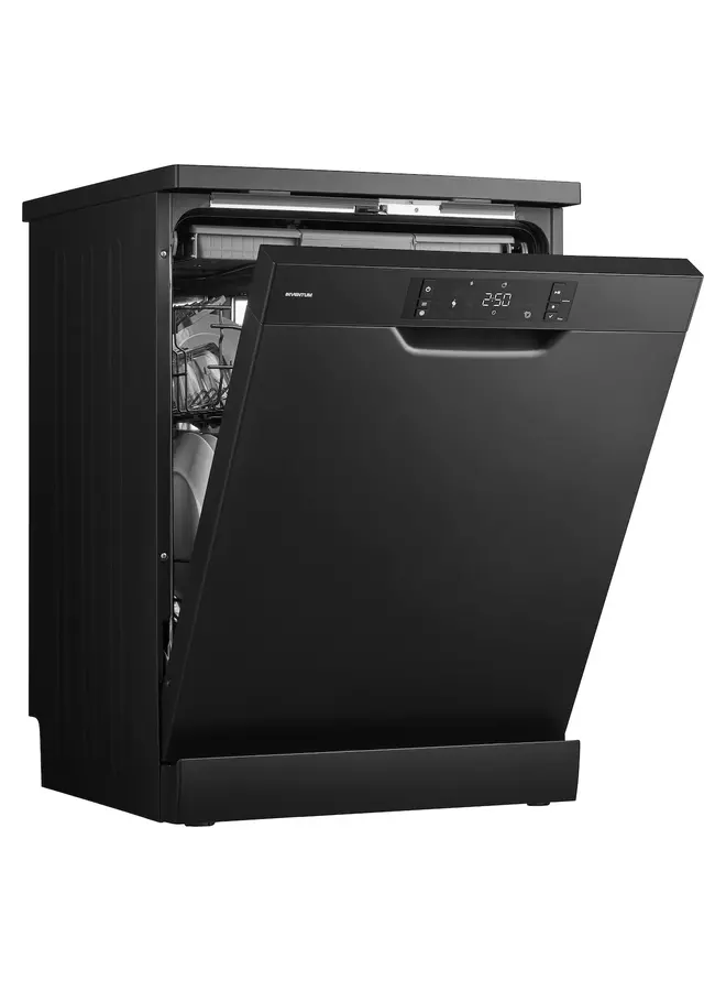 Inventum VVW6060AB vrijstaande vaatwasser | Zwart | Energielabel A
